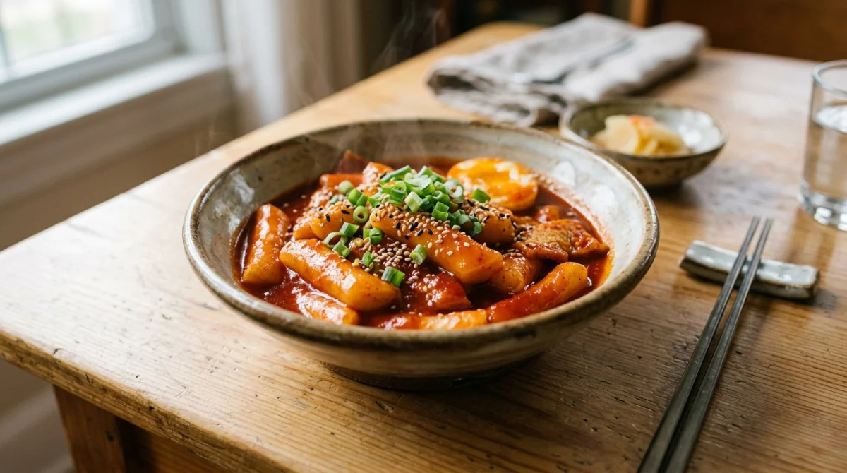 recette tteokbokki