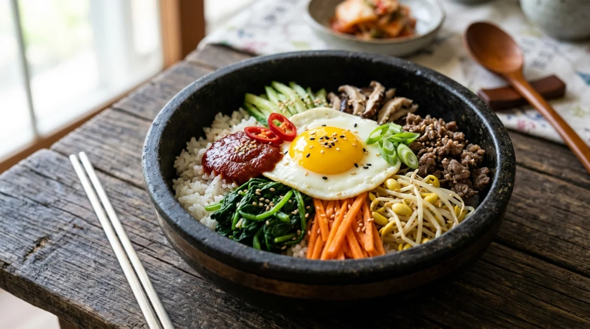 recette bibimbap